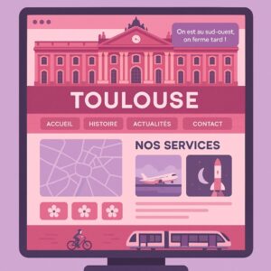 agence web toulouse si la ville était un site